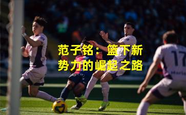 范子铭：篮下新势力的崛起之路